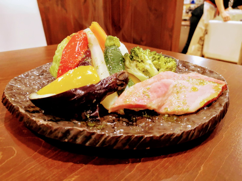 北海道レストランのサラダ